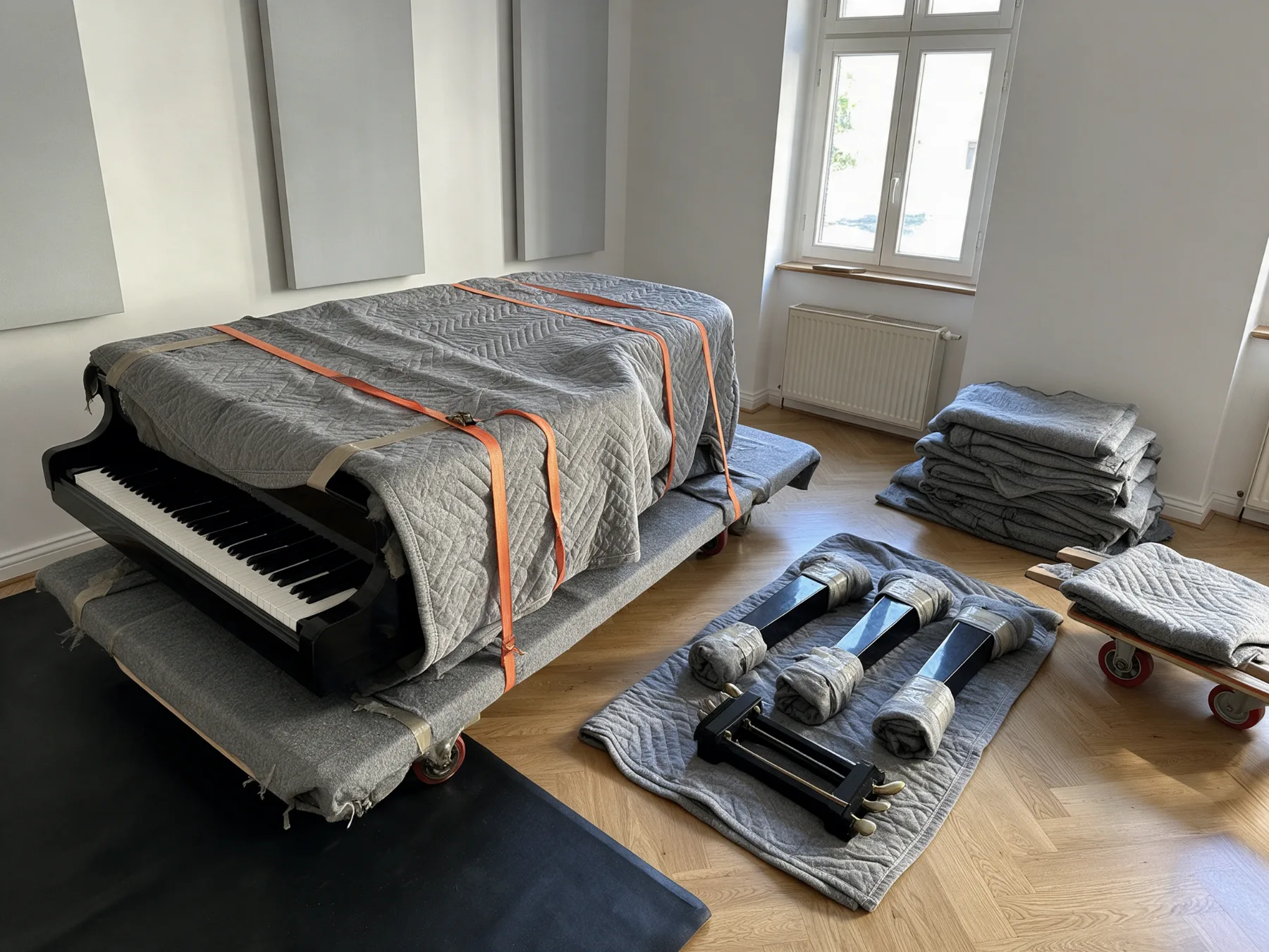 Klavier-Zerlegung Berlin: fachgerecht zerlegtes Klavier